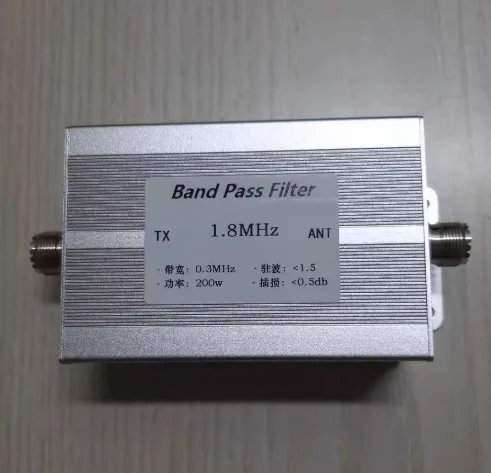 ​​1.8MHz Band Pass Filter BPF, Short Wave Communication Filter for RF Signal Selection & Noise Rejection​​