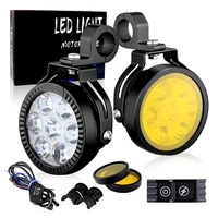 Foco de luz LED de trabajo de 4,5 "", luces antiniebla, lámpara de conducción de 100W para BMW R1200GS R1250GS F800 F850 F900 motocicleta SUV ATV UTV camión