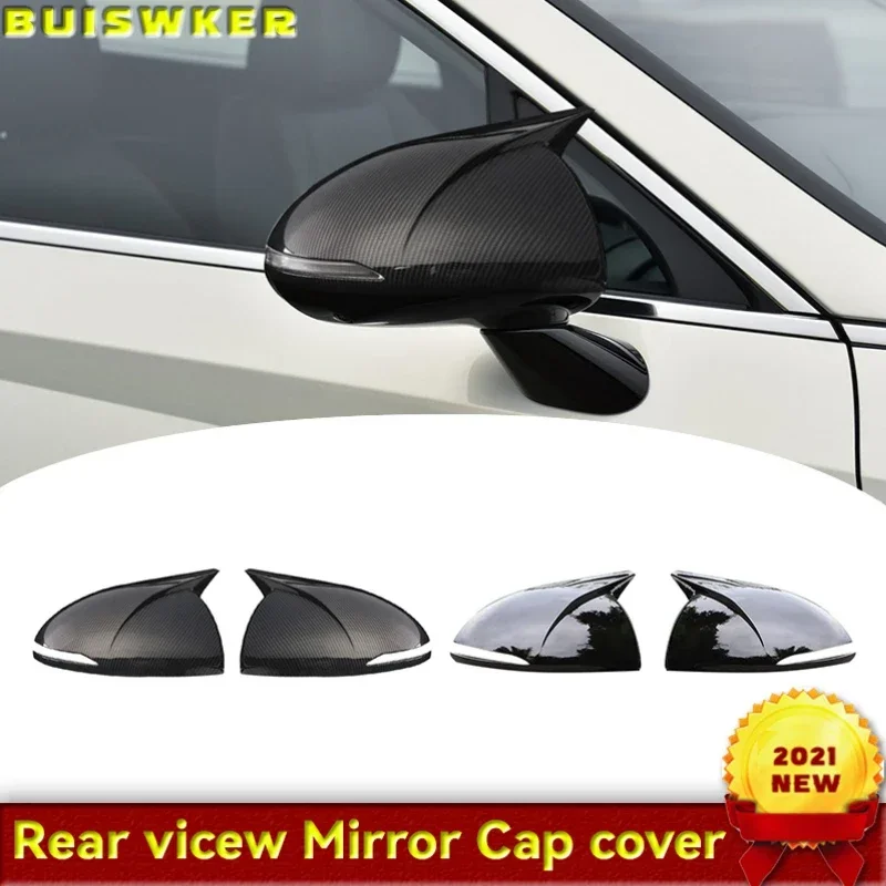 

For Hyundai Sonata DN8 2020 2021 Car Rearview Mirror Cover Side Door Mirror Shell Decoration Trim