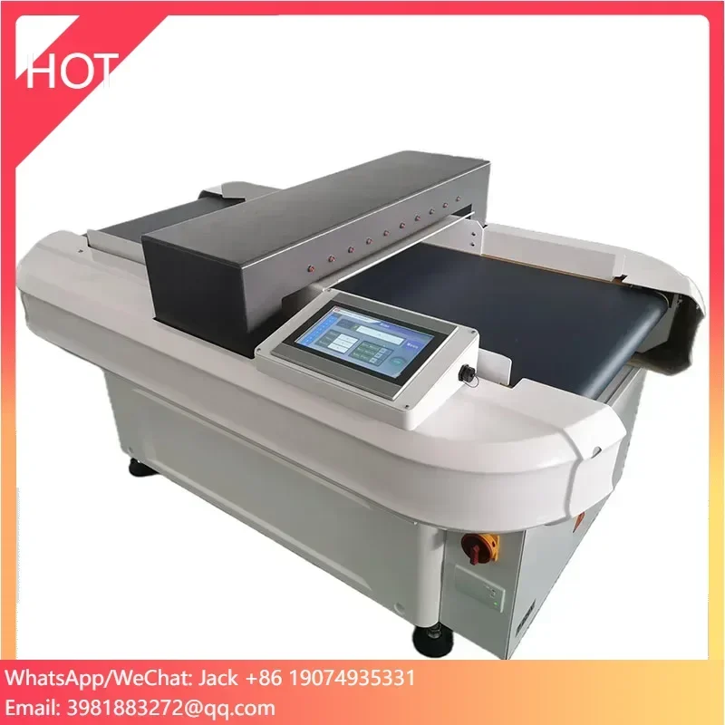 Desktop Single Head Detector For Garment Industry Metal Textile Detector Conveyor Belt Applied In Industries Cloth