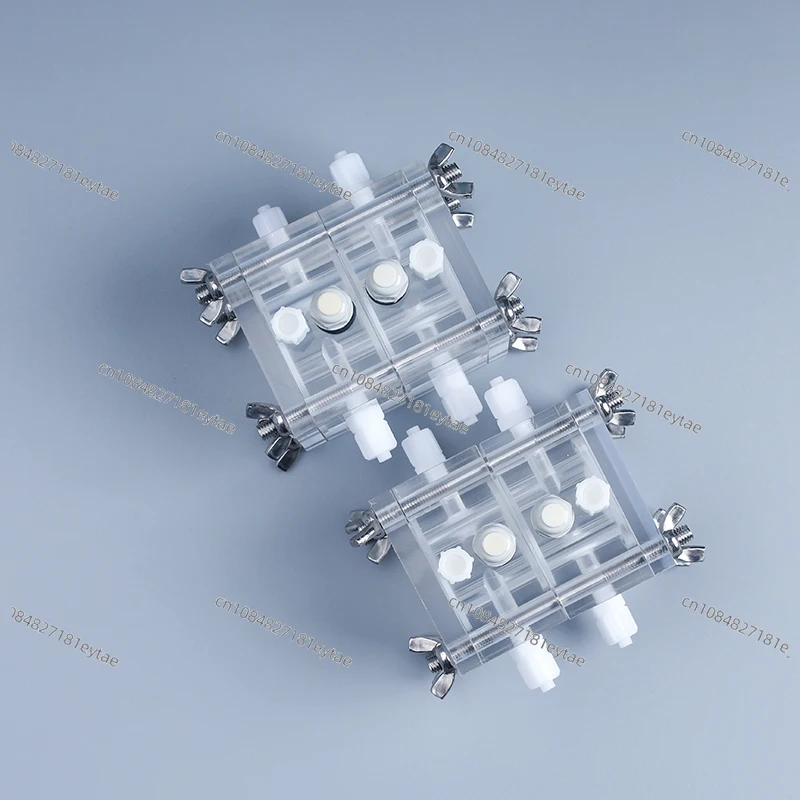 Plexiglass microbial reactor MFC standard fuel cell box Acrylic with quick interface EMC with electrolytic bayonet Electrocataly