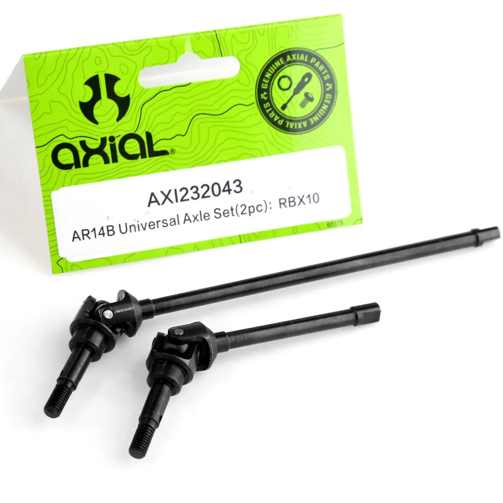 2Pcs Pipe Frame RC Car Universal Axle Set Drive Shaft AR14B Spare Parts for Off-road Axial RBX10 Ryft AXI232043