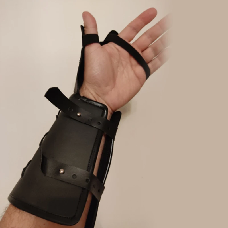 قفازات دراجة نارية درع القرون الوسطى أصفاد واسعة دعامات الرجال Steampunk المحارب القفاز عصر النهضة فرسان الهيكل الجلود الدانتيل متابعة