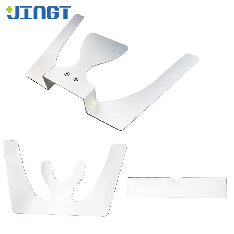 JINGT Dental Three-Dimensional Bite Flat Panel Full Mouth Dentation Measurement Stereo Jaw Plate Aluminum Alloy Material