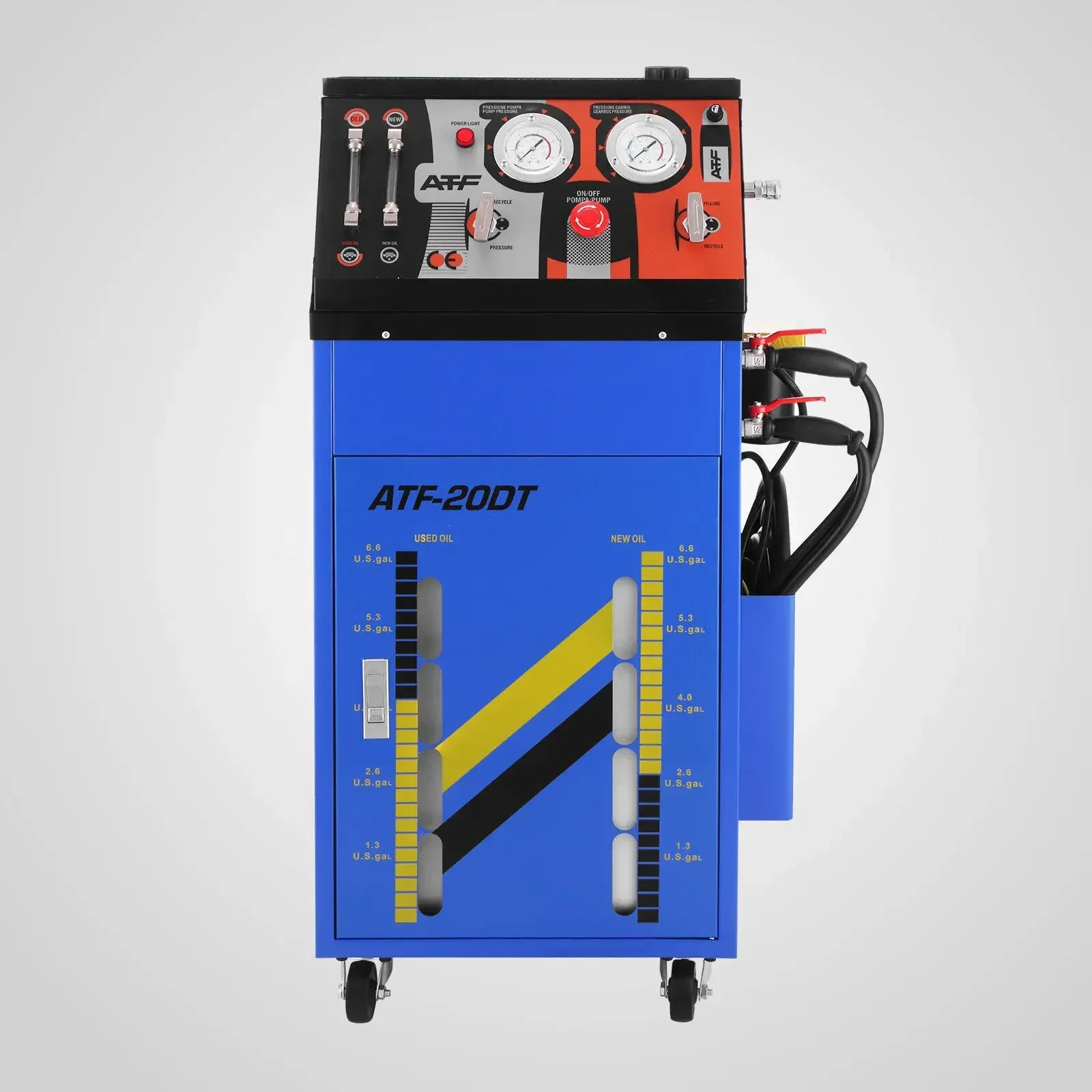 SIHAO Auto Transmission Fluid Flush Exchange Machine 12V DC Flushing Device Gear Liquid Replacement 0-60PSI Gearbox Oil Changer