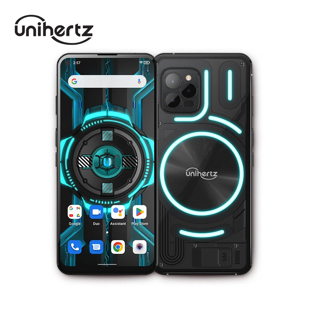 Unihertz Luna, 4G Android 12 Black and White Smartphone with Dual Nano SIM Card 108MP+32MP+20MP Night Vision Camera NFC GPS