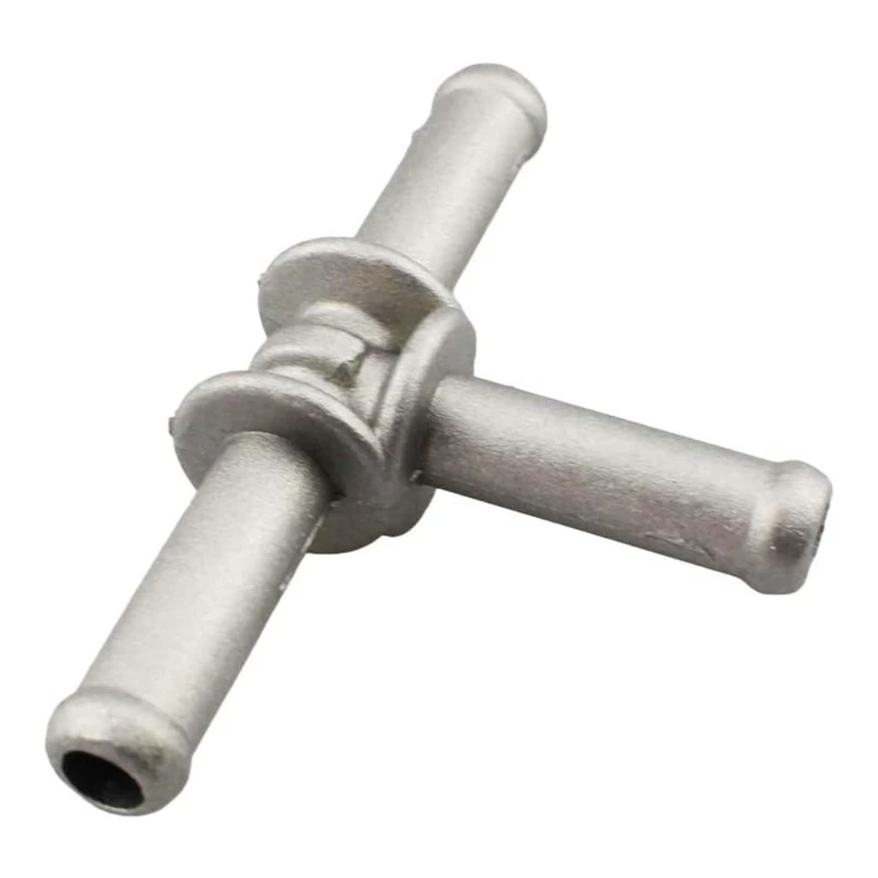 High Temperature Resistant Automotive Grade Aluminum Coolant Hose T Connector Fitting Fit for Vehicle Cooling Systems