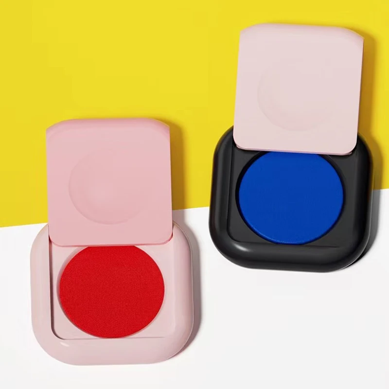 Almofada de impressão digital portátil pequena almofada de impressão de escritório financeiro bonito vermelho azul preto mão conta selo especial para tinta passada