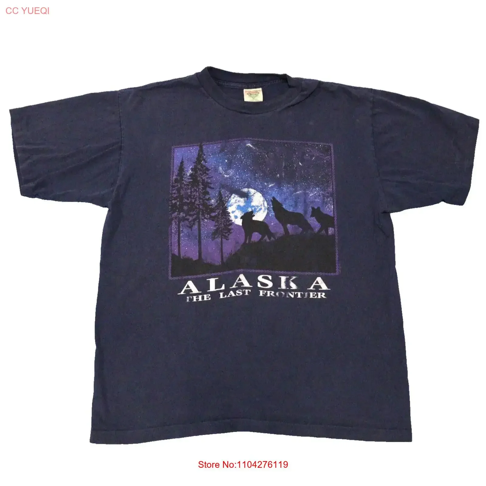 Vintage Prairie Mountain Alaska THE LAST FRONTIER T Shirt XL USA vintage Washed Slightly fashion Soft Stylish designer clothes