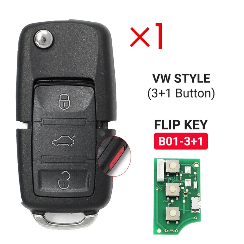 KEYDIY B01-3 + 1 KD Auto Schlüssel Universal Key 4 Taste Für VW Stil Für KD900/KD-X2 KD MINI/ URG200 Programmierer