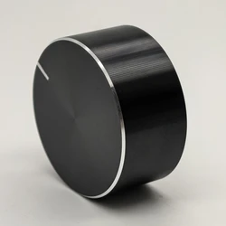 1pcs 40*19MM Aluminium Alloy Potentiometer Knob Cap Encoder Volume Control Knob Audio Knob for 6 Mm Roll Shaft/D-axis