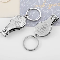 Quinceañera Party Favors for Guests XV Años Souvenirs Personalized Nail Clipper Keychain with Bottle Openers 15 Anos Recuerdos