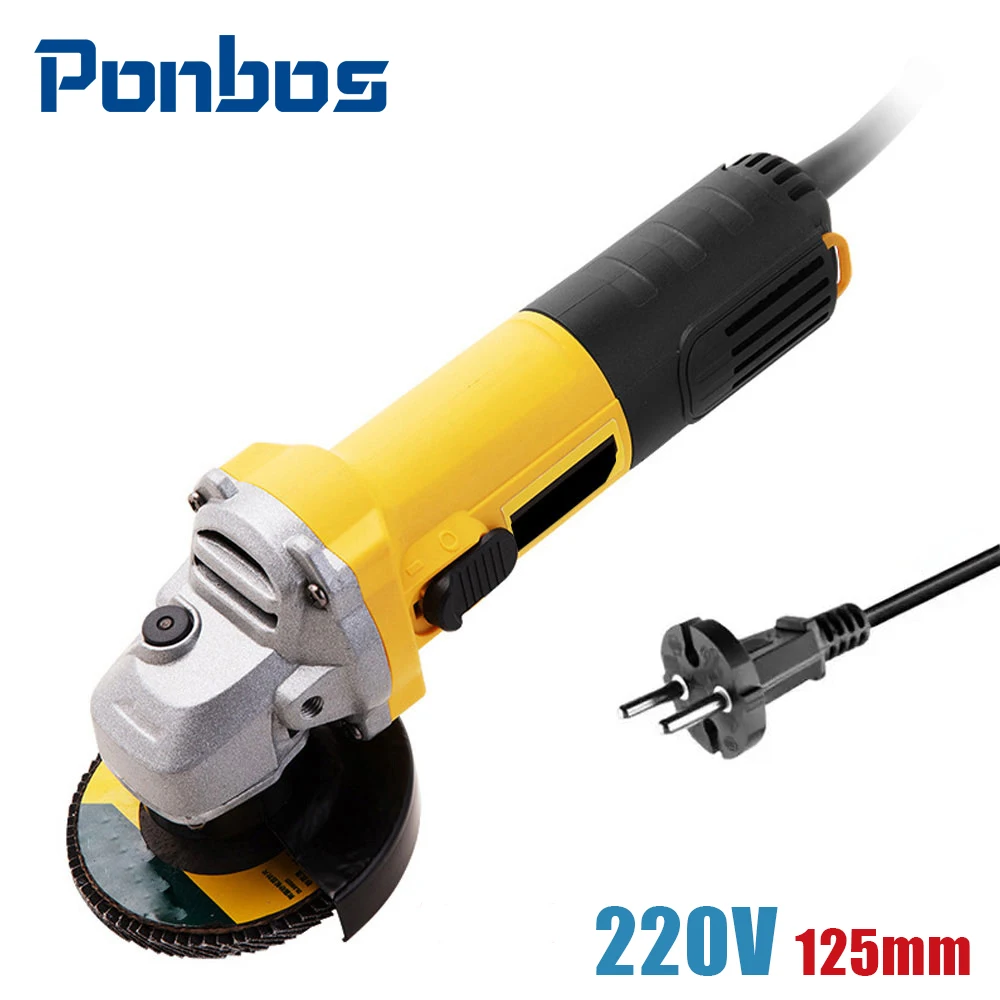 

6 Speed Variable Polishing Power Tools 20V Handheld Electric Angle Grinder 125mm For Cutting and Grinding Metal Power Tools