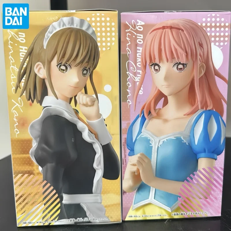 

New Original Bandai Namco Banpresto Ao No Hako Culture Festival Ver Chono Hina Kano Chinatsu 17cm Pvc Figure Model Toys Gifts