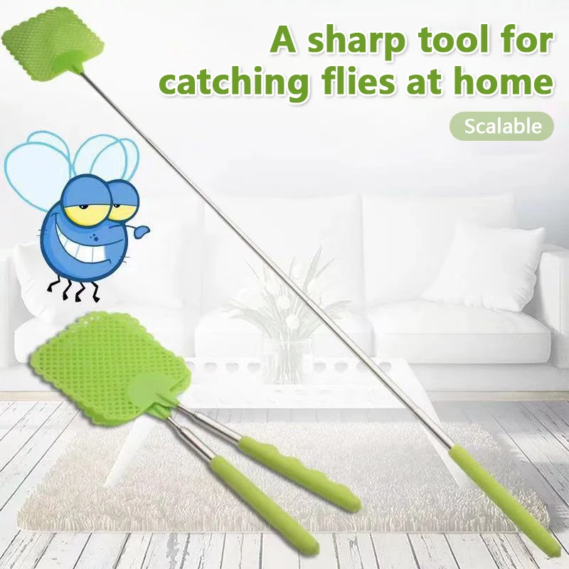 

Creative Retractable Fly Swatter Manual Mosquito Repellent Mosquito Swatter Durable Household Fly Killer Cockroach Swatter