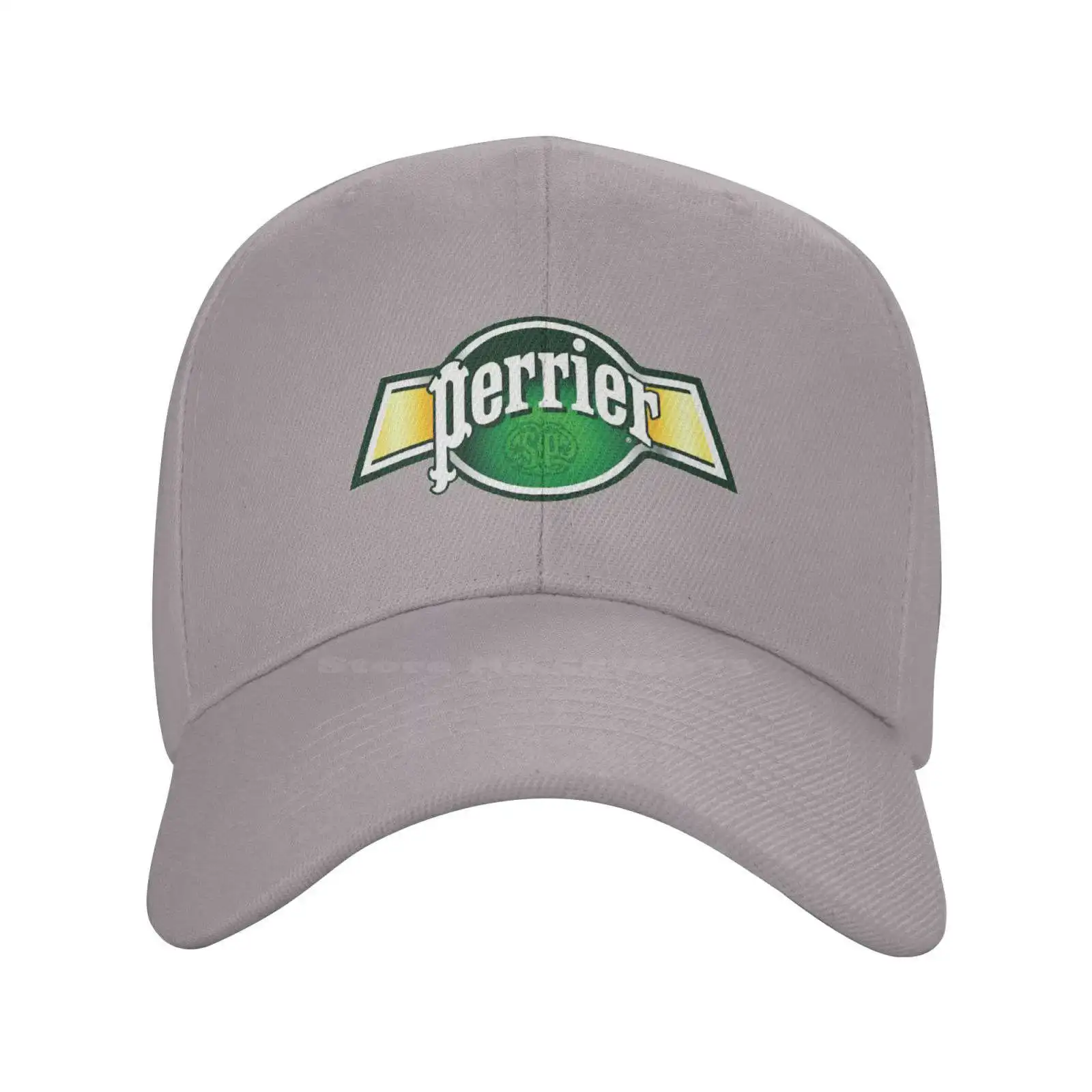 Perrier Logo Print Graphic Casual Denim cap Knitted hat Baseball cap