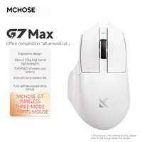 MCHOSE G7 max Wireless three modes Mouse E-sports Game Computer Bluetooth Office Lightweight Ergonomic Design Right Hand Mouse
