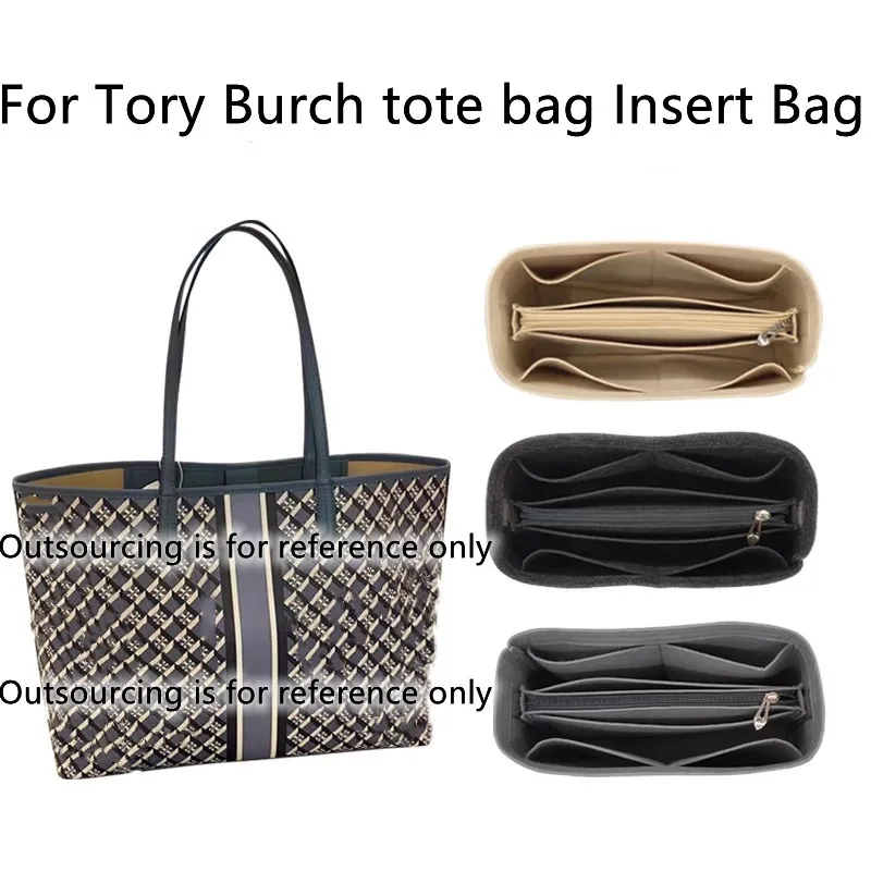 

Only sale inser bag For TB tote bag Insert Bags Organizer Makeup Handbag Organize Inner Purse Portable Base Shaper