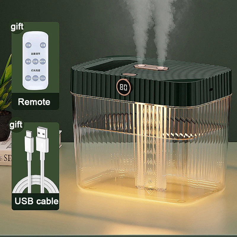 5000Ml หัวฉีด Air Humidifier USB น้ำมันอัลตราโซนิก Aroma Aromatherapy Diffuser ขนาดใหญ่ Mist สำหรับสำนักงานบ้าน Room Freshener