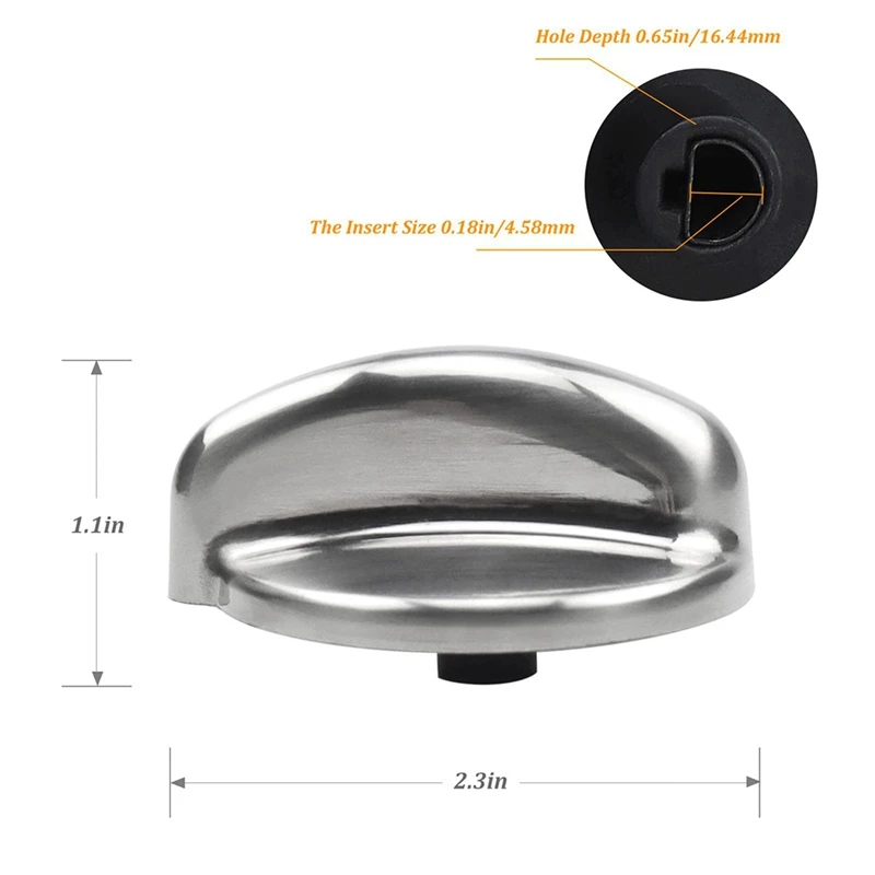 5 buah knotombol kontrol pembakar permukaan kenop kompor menggantikan Parts, AH3486484, EA3486484, 1810427 suku cadang
