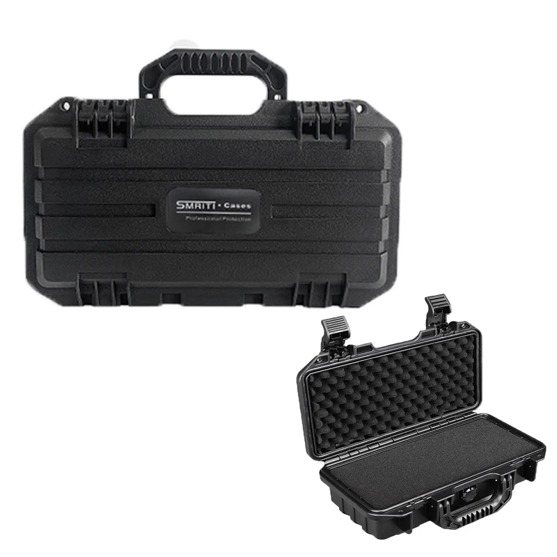Waterproof Toolbox Multi Functional Portable Toolbox with Lock Large Hard Case Tool Case Safe Equipment Storage Box with Sponge