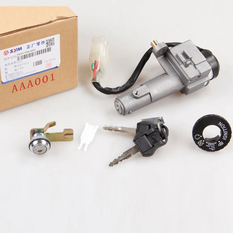 

For Sym Jet 14 125 / 50 / 200 Motorcycle Electric Door Lock Set Lock Key