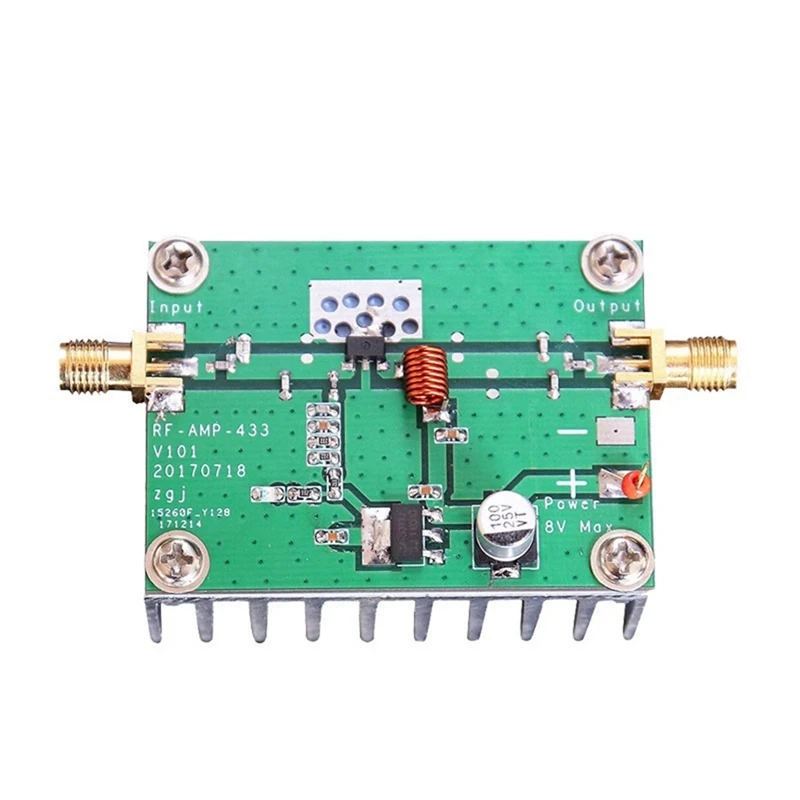 AU61-433Mhz 8W Power Amplifier Board RF HF High Frequency Amplifiers Digital Power Amplificador