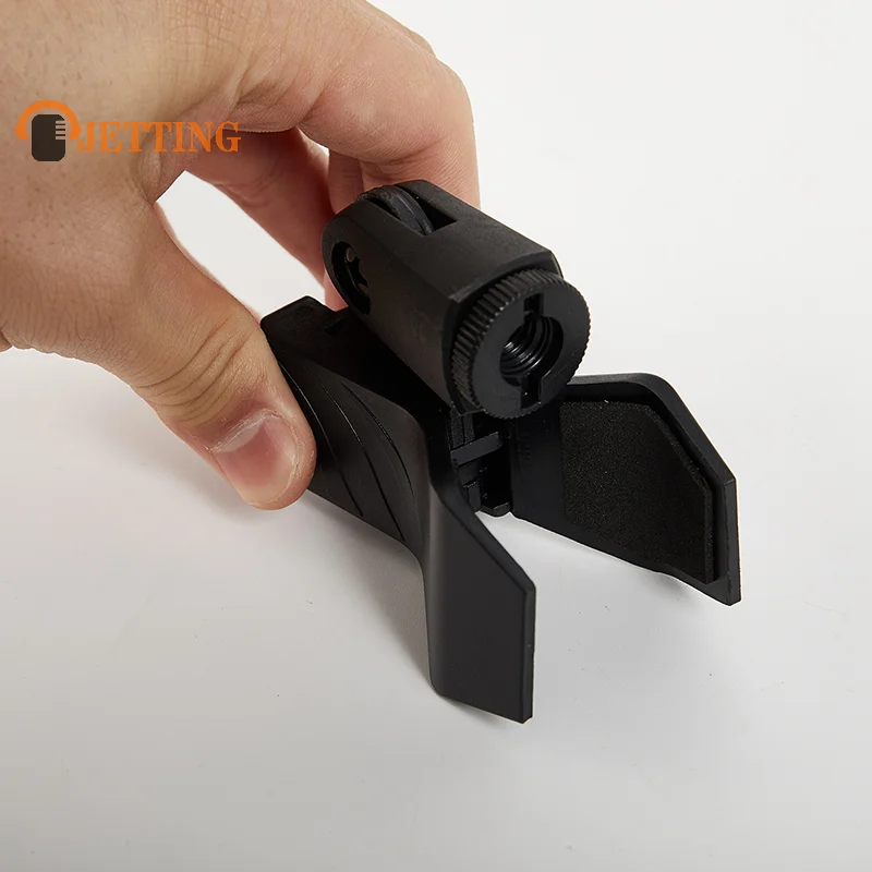 Multifunctionele praktische draagbare microfoonhouder Universeel podiumgebruik Clipstandaard Draaibaar Verstelbaar Rekbaar Duurzaam