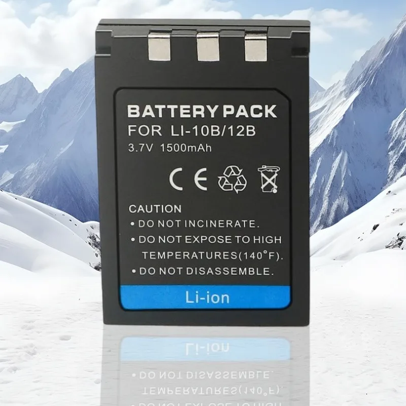 Batería de repuesto de 1500mAh para cámara digital Olympus LI-10B LI-12B Compatible con C-470ZOOM C-4000 C-5000 C-5050 C-5060