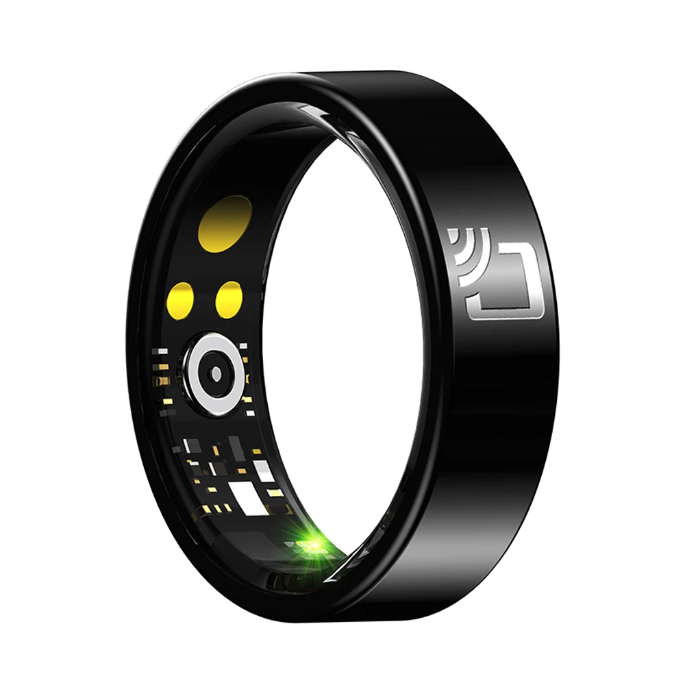 

2025 New Ceramics NFC Smart Ring For Men Women 24H Health Monitor Gesture Control Multi-sport 5ATM Waterproof