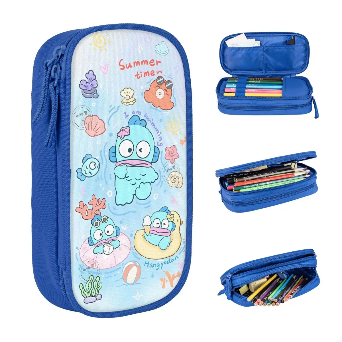 

Hangyodon Cartoon Animal Pencil Case Girls Boys Kawaii Pencil Pouch Printed School Pencil Cases Supplies Birthday Gift