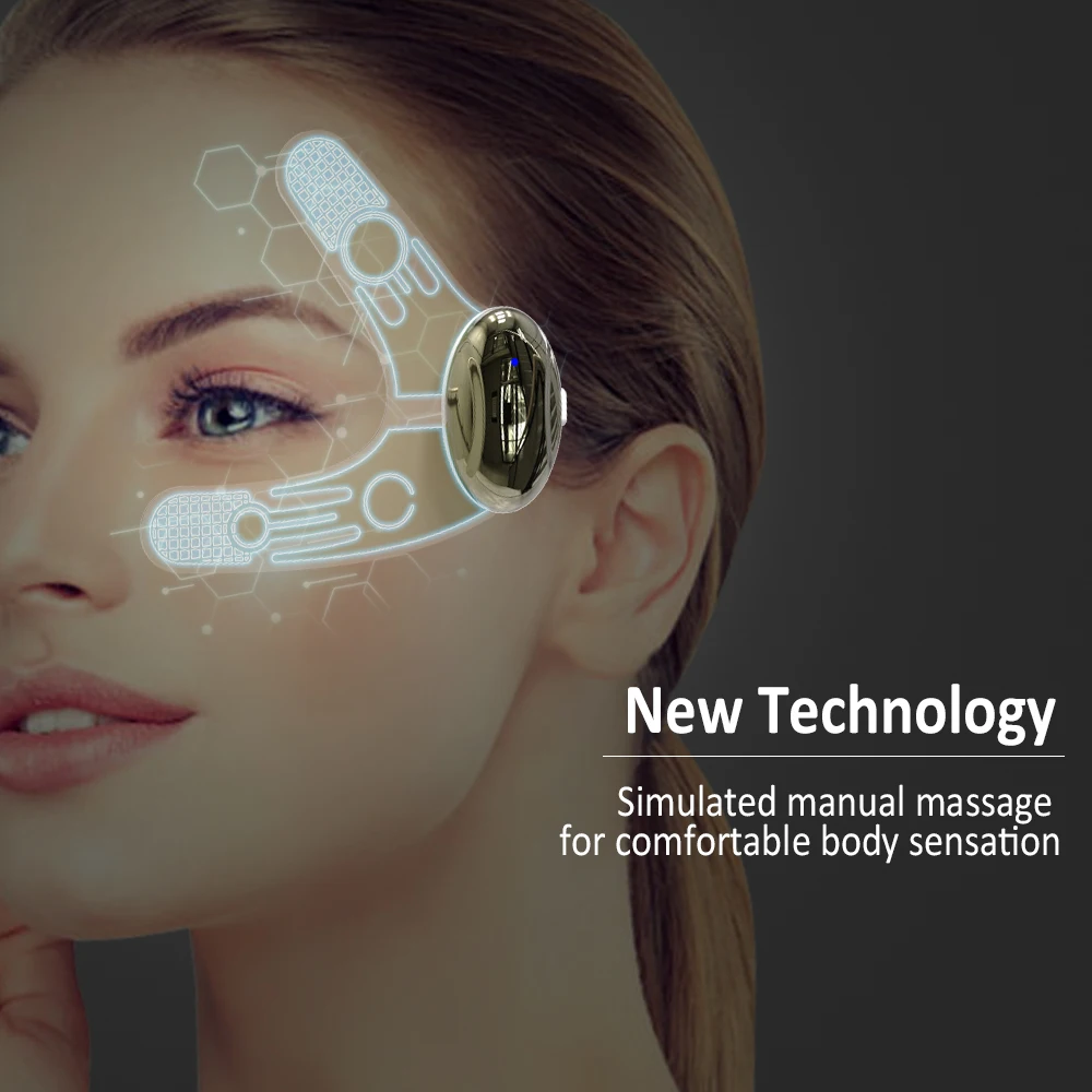 Nieuwe oogzorg Anti-aging donkere kringen Verwijder machine Oogmassager Ooglapje Ems Roodlichttherapie Gezichtslifting Schoonheidsapparaat