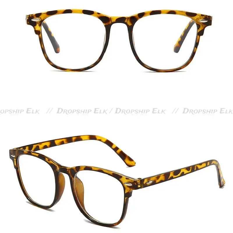 الرجال النساء الانتهاء من قصر النظر نظارات خمر إطار بيضاوي الضوء الأزرق حجب النظارات قصر النظر نظارات ناقص 0 إلى -6.0