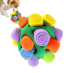 Furry Fellow Dog Toy Dog Snuffle Toy Sniff Ball Unbreakable Sniffle Interactive Treat Ball Dog Treat Dispenser Toy Dog Puzzle To