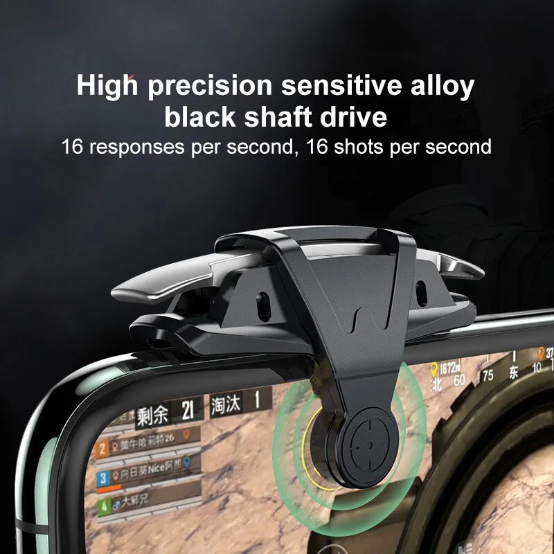 Gaming Trigger For Mobile Phone L1R1 Smart Phone Fire Button Joysticks Game Controller Handle For IPhone Android Gaming Triggers