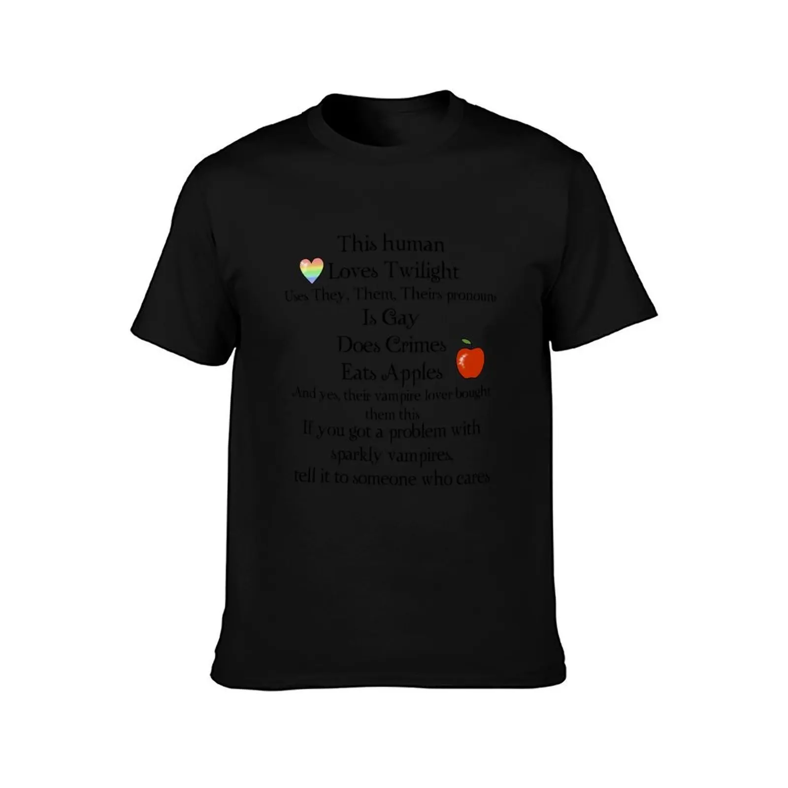 Twilight Oddly Specific T-Shirt t shirts for man graphic tees T-Shirt
