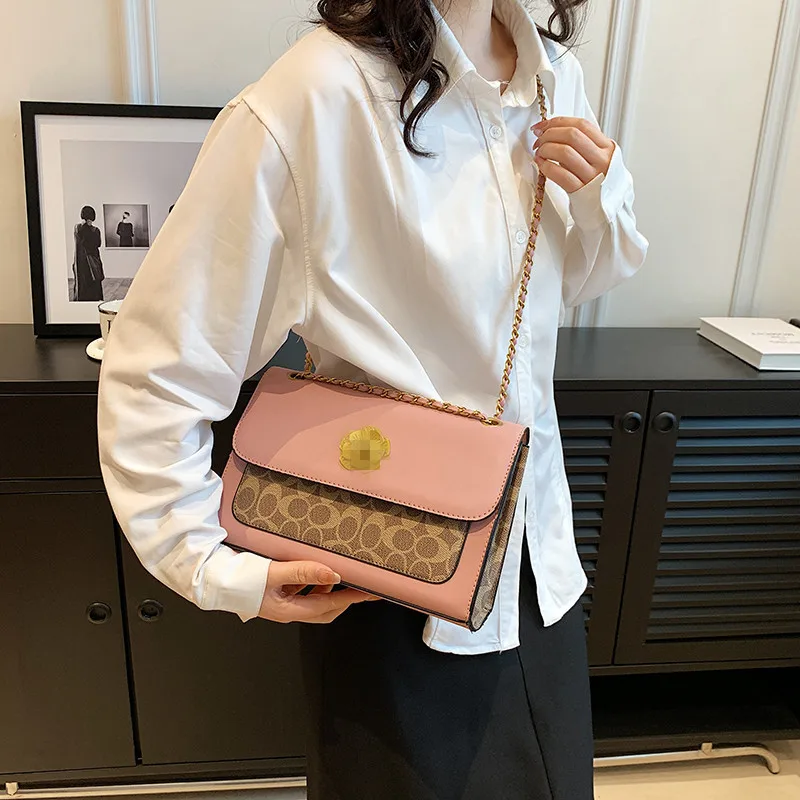 

Bag Women's 2025 New Premium Texture Light Luxury Underarm Women's Bag Koujia Camellia Chain One Shoulder Crossbody Bag Tide