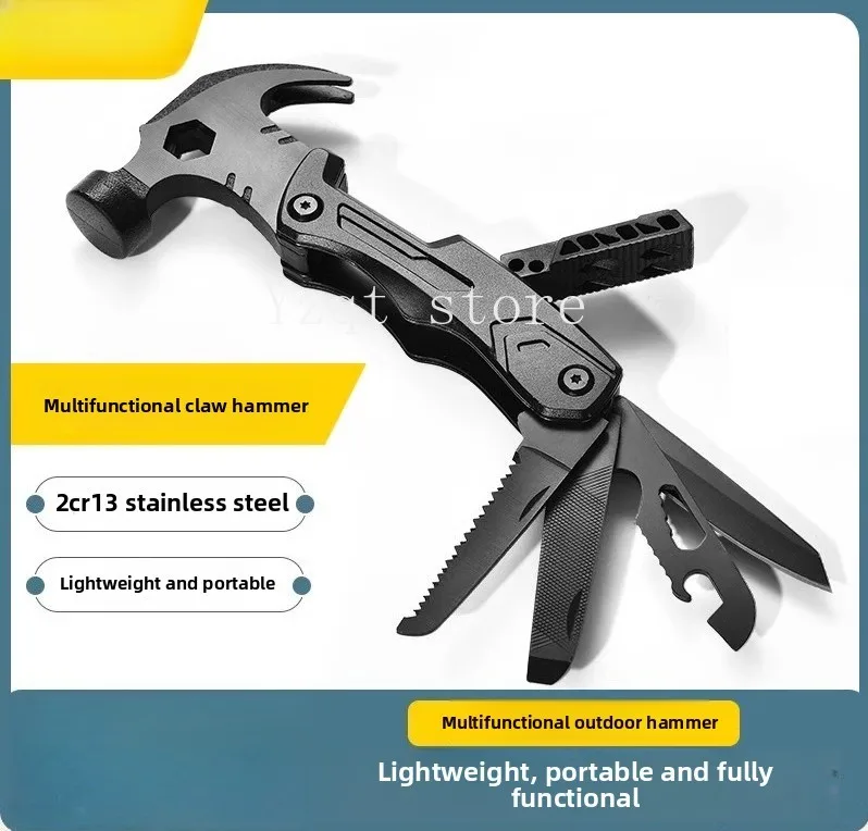 

Outdoor Multifunctional Croissant Hammer Tent Ground Hammer Outdoor Camping Tools Ground Hammer Survival Accessories