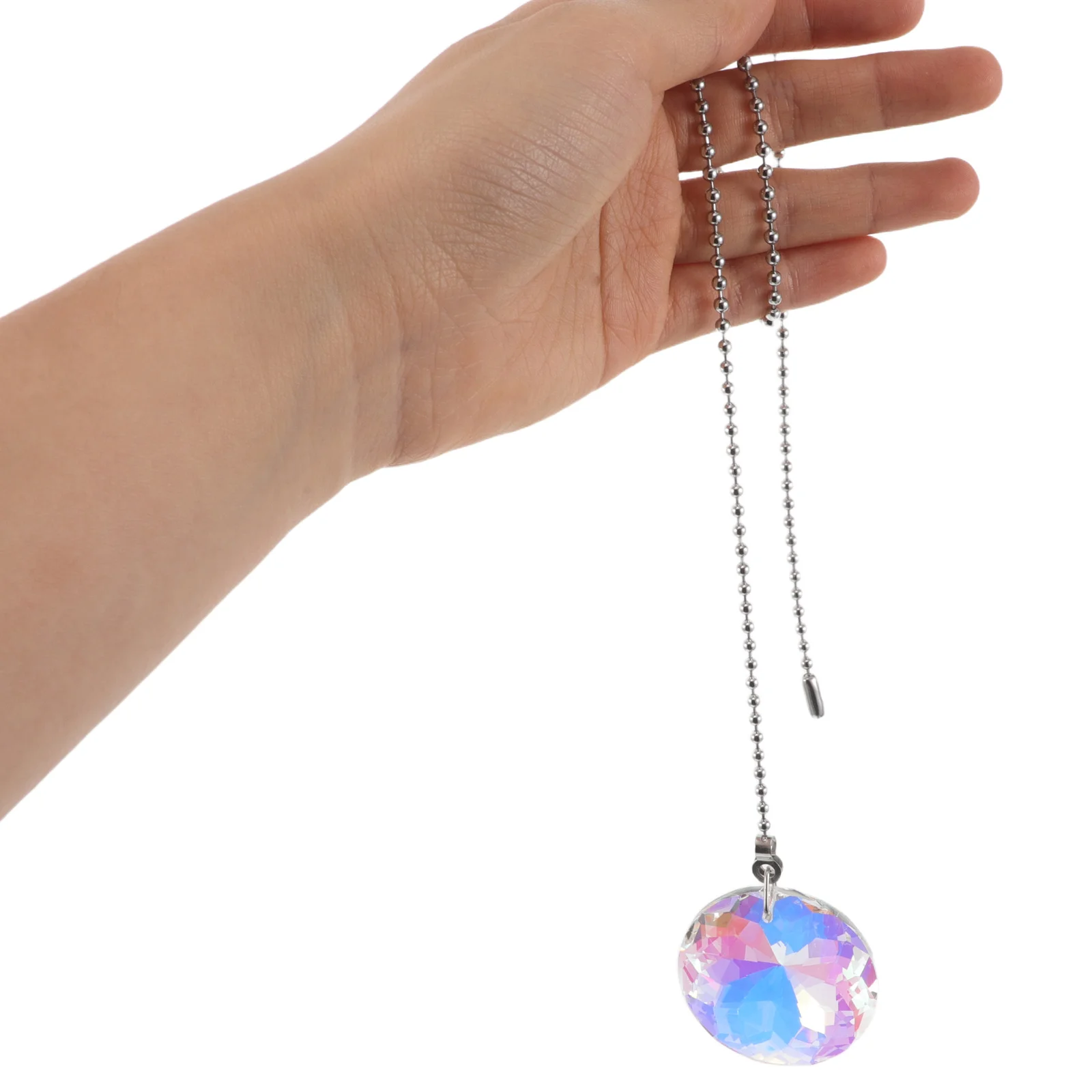 

4pcs Fan Switch Pull Chain Crystal Decorative Extension Cord For Ceiling Fans Light Fixtures Water Drop Pendant Unique