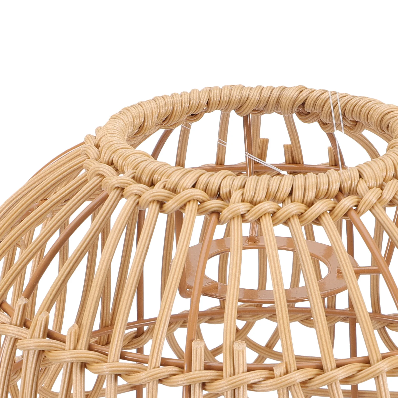 

Woven Lampshade For Ceiling Lamp Rustic Style Decorative Light Cover Soften Lighting Home Restaurant Wedding Decor