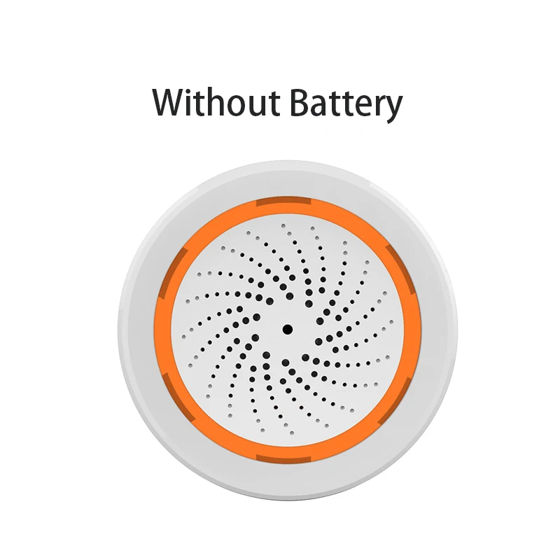 Haozee Tuya ZigBee sirène intelligente alarme 90dB lumière sonore alarme de sécurité à domicile fonc