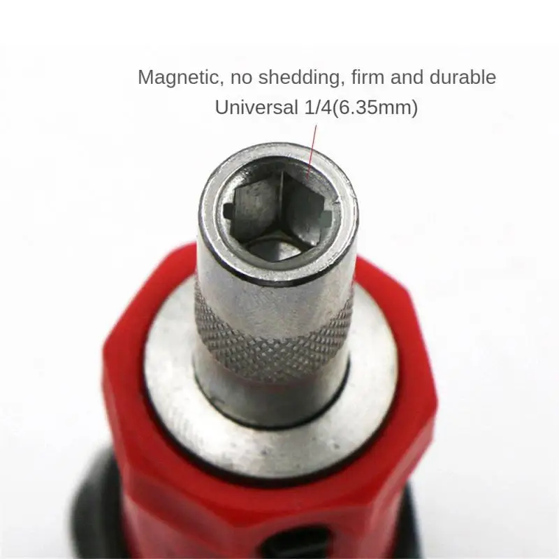 Screw Tools Anti-slip 180° Rotation Magnetic Screwdriver Mini Save Effort Screwdriver Ratchet Device Reinforcement