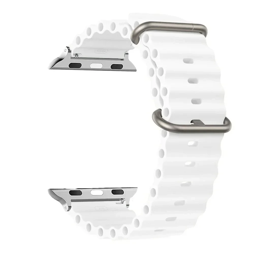 Correa Original para Apple watch, banda de 49mm, 44mm, 45mm, 41mm, 40mm, 38mm, 44mm, 45mm, 1:1, iWatch series 9, 8, 7, se