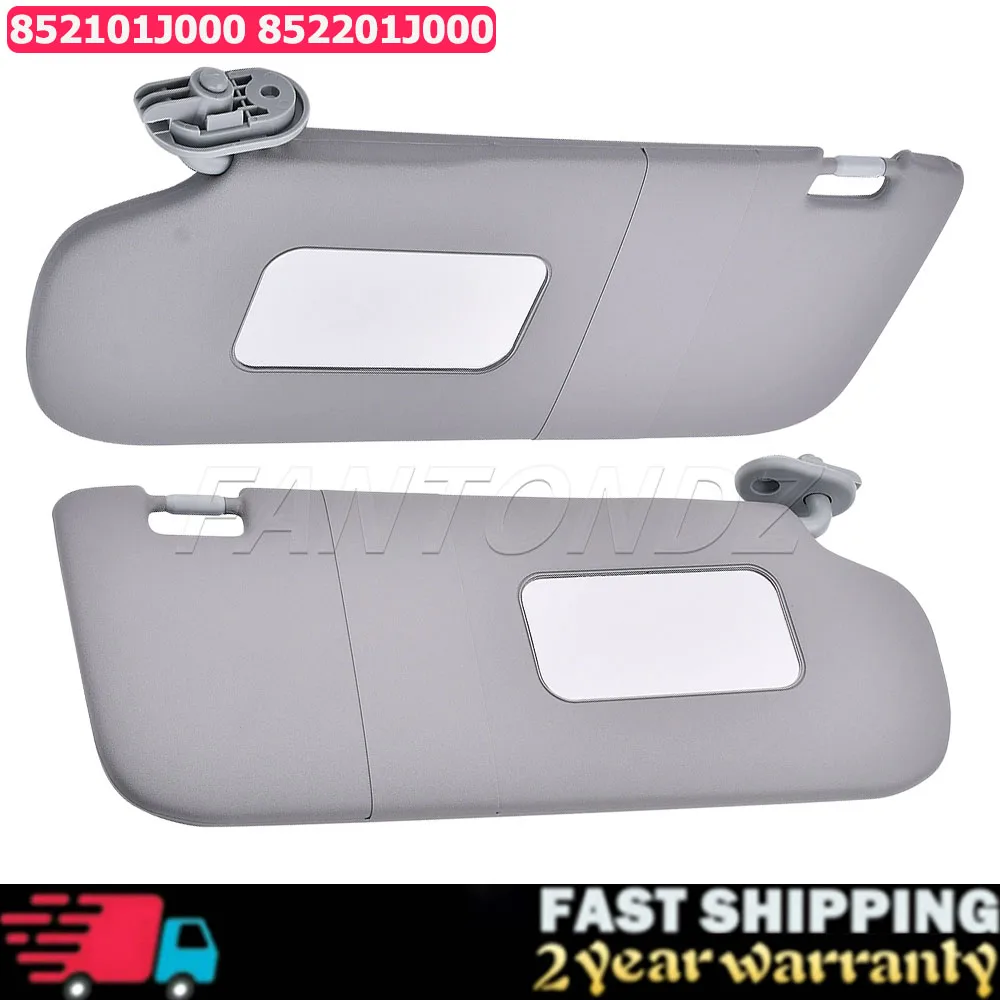 Image of 852101J000 852201J000 Für Hyundai I20 2008-2018 Auto-Sonnenblende mit Schminkspiegel Links oder Rechts Ersatz-Innensonnenschutz