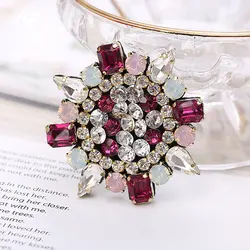 Exquisite Quality Gem Rhinestone Women's Brooch Creative Fashion Accessory Dream Luxury Pearl Pin