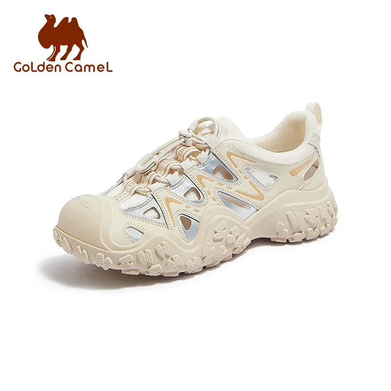 GOLDEN CAMEL Women\'s Sports Sandals Ugly Cute Outdoor Dad Hiking Shoes for Women 2024 Autumn New Breathable Non-slip