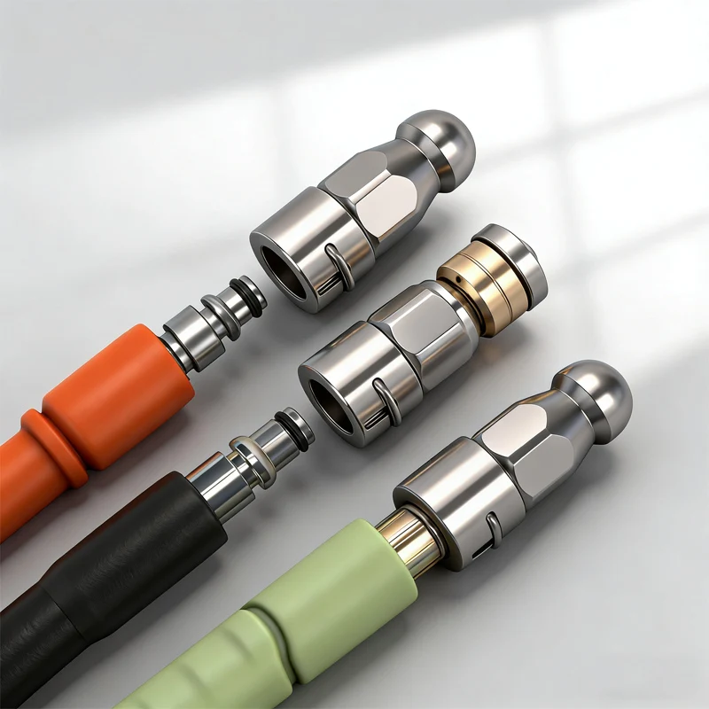 

Насадка для прочистки канализации под давлением для шлангов Karcher K-серии/Lavor/Bosch, инструмент для очистки труб и канализации