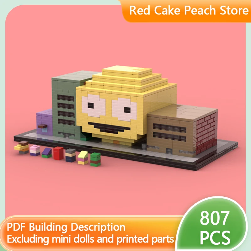 

Popular Anime Model MOC Building Bricks Animation Scene Architecture Modular Technology Children Holiday Gifts Assemble Toy Suit