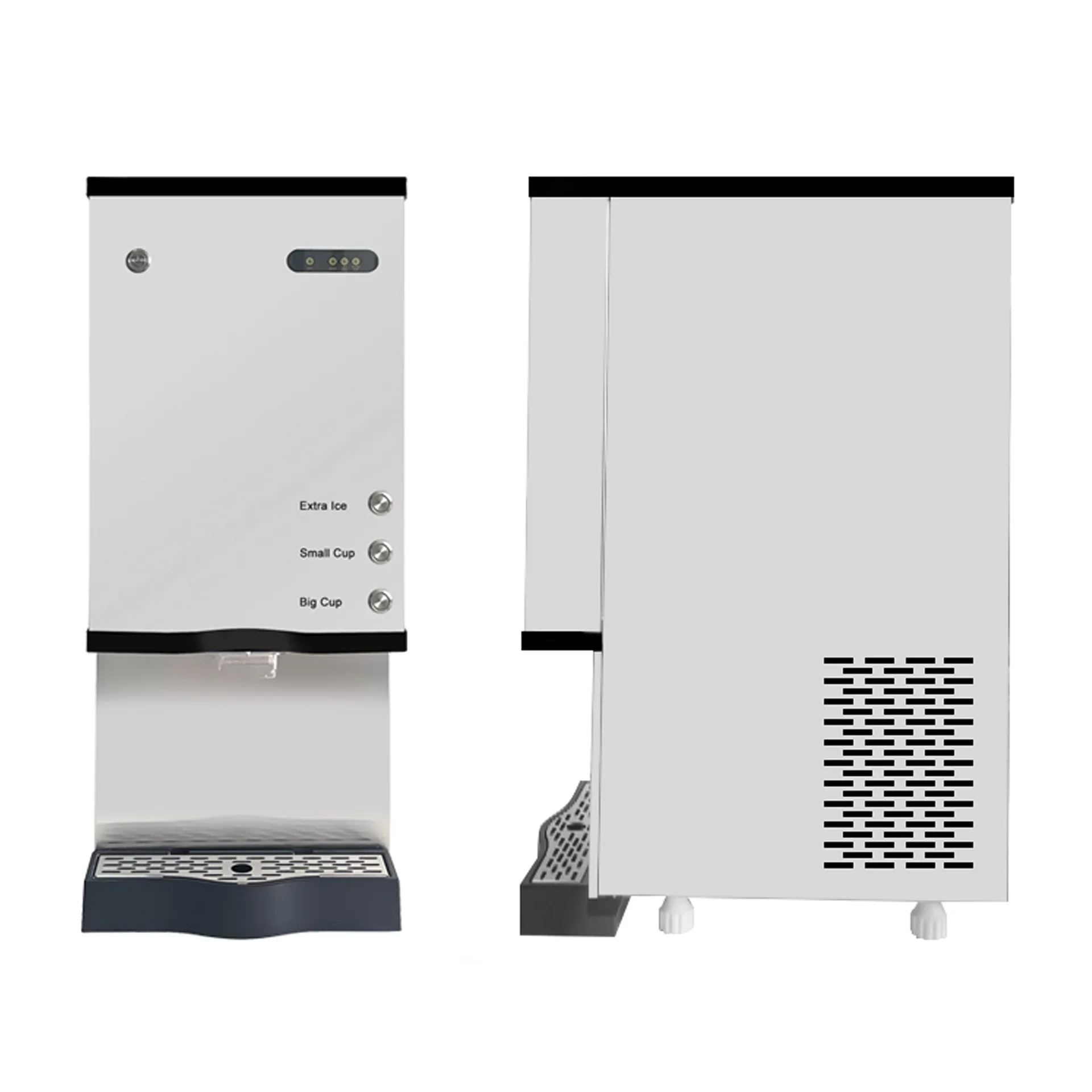 Fully automatic commercial ice machine, mass-selling granular ice machine, one-click automatic ice machine