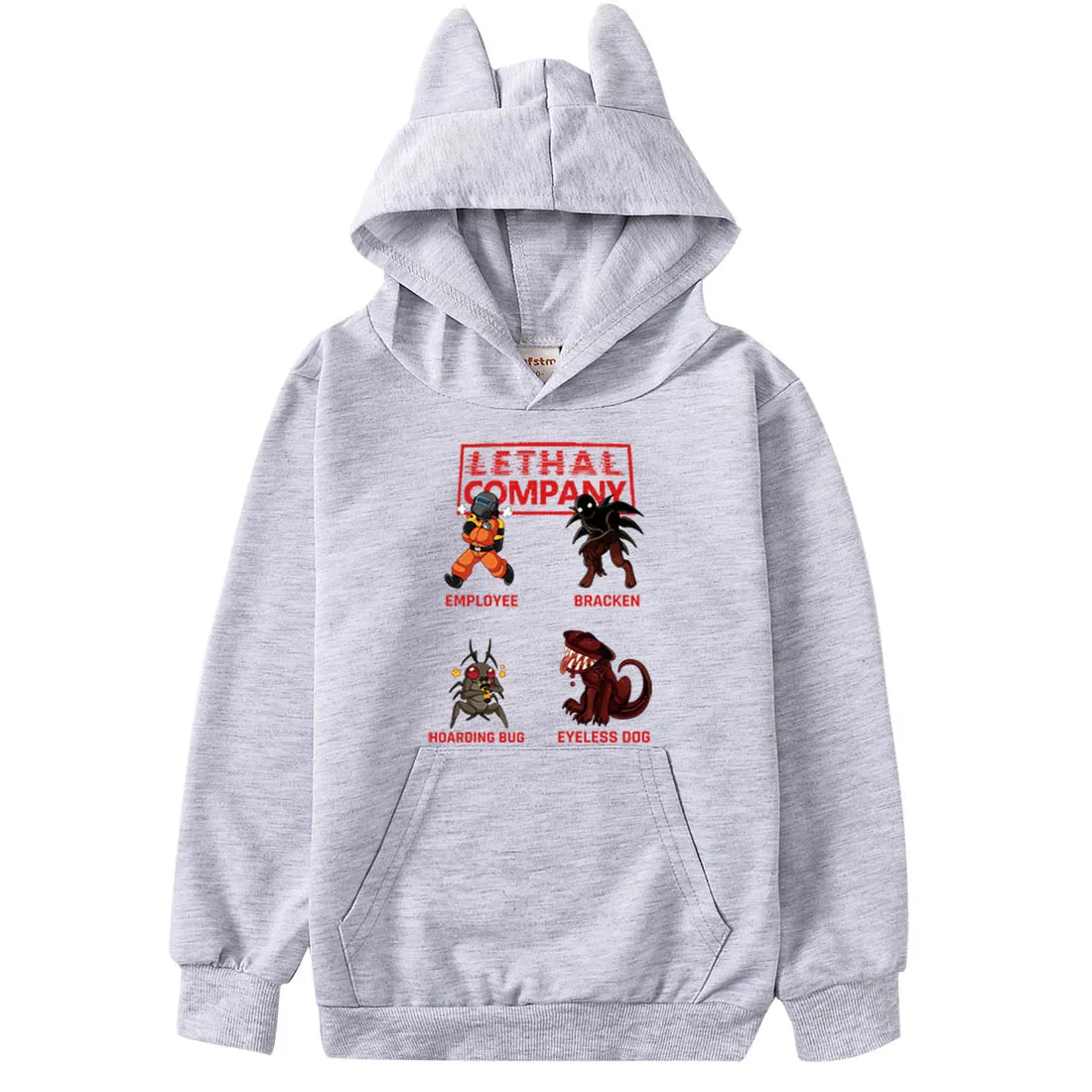 Game Lethal Company Hoodie Kids Casual Hoodies Baby Girls Incognita Monsters Sweatshirt Toddler Boys Long Sleeve Outerwear&coats